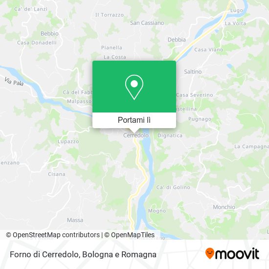 Mappa Forno di Cerredolo