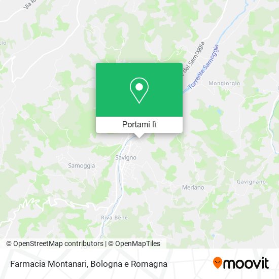 Mappa Farmacia Montanari