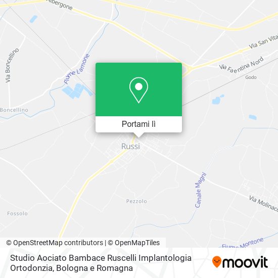 Mappa Studio Aociato Bambace Ruscelli Implantologia Ortodonzia