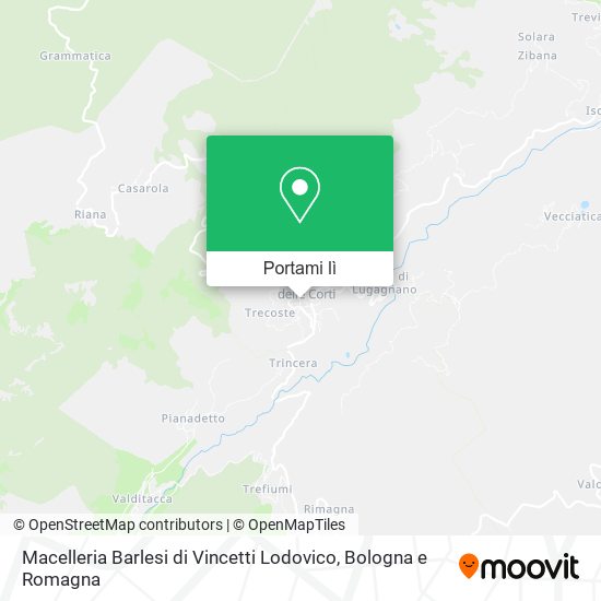 Mappa Macelleria Barlesi di Vincetti Lodovico
