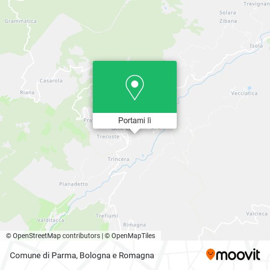 Mappa Comune di Parma