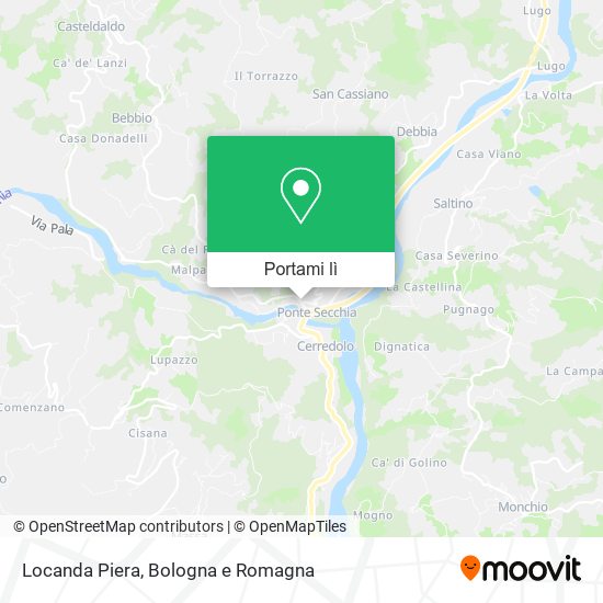 Mappa Locanda Piera