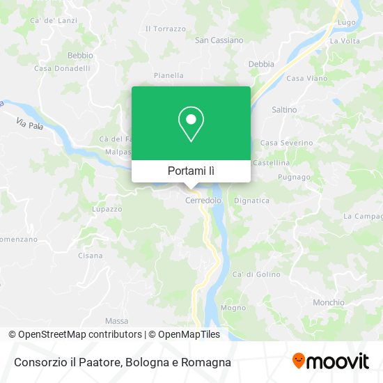 Mappa Consorzio il Paatore