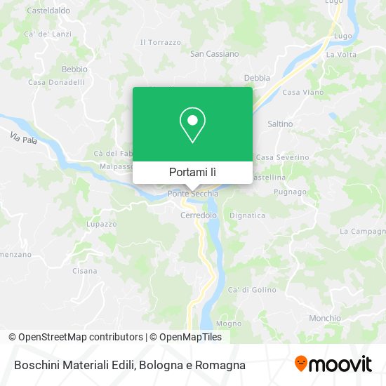 Mappa Boschini Materiali Edili