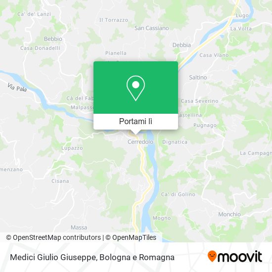 Mappa Medici Giulio Giuseppe