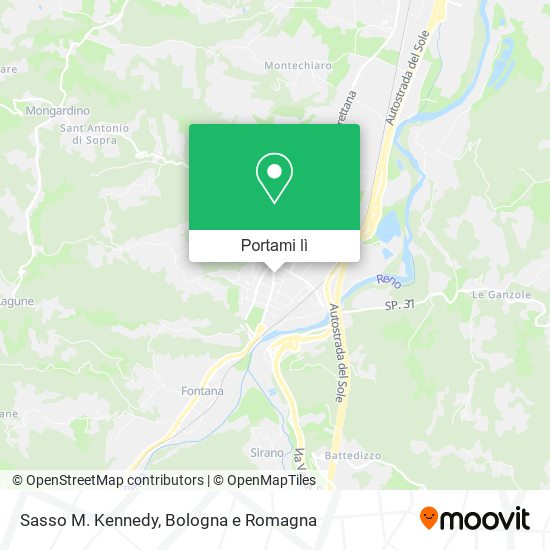 Mappa Sasso M. Kennedy