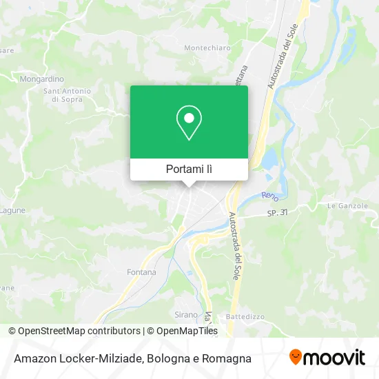 Mappa Amazon Locker-Milziade