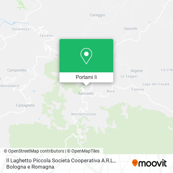 Mappa Il Laghetto Piccola Società Cooperativa A.R.L.