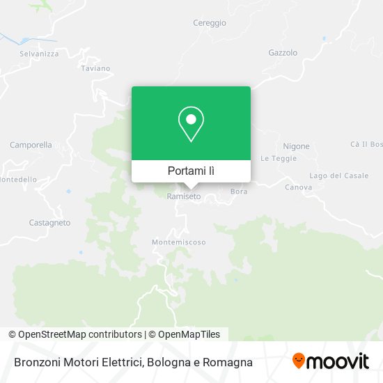 Mappa Bronzoni Motori Elettrici