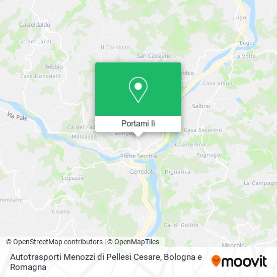 Mappa Autotrasporti Menozzi di Pellesi Cesare