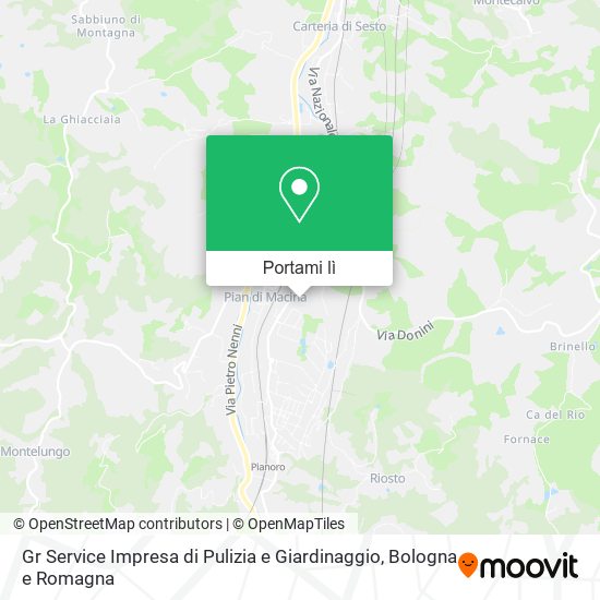 Mappa Gr Service Impresa di Pulizia e Giardinaggio