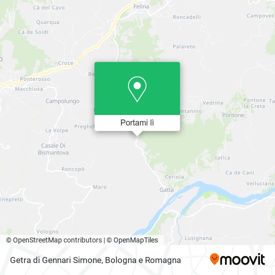 Mappa Getra di Gennari Simone