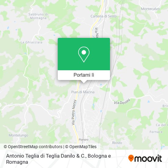 Mappa Antonio Teglia di Teglia Danilo & C.