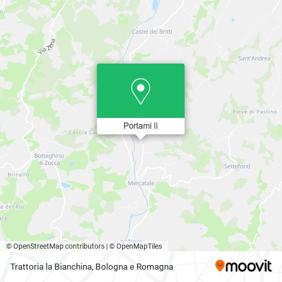 Mappa Trattoria la Bianchina