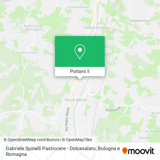 Mappa Gabriele Spinelli Pasticcere - Dolcesalato