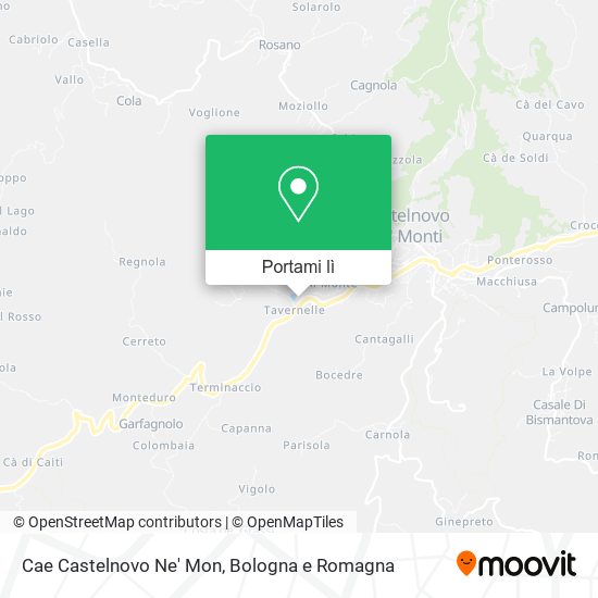 Mappa Cae Castelnovo Ne' Mon