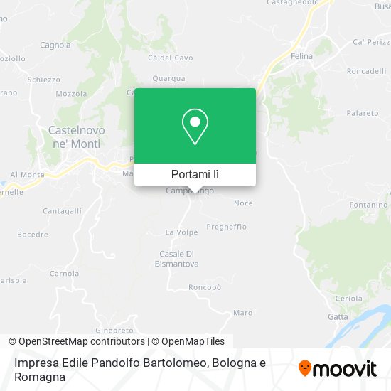 Mappa Impresa Edile Pandolfo Bartolomeo