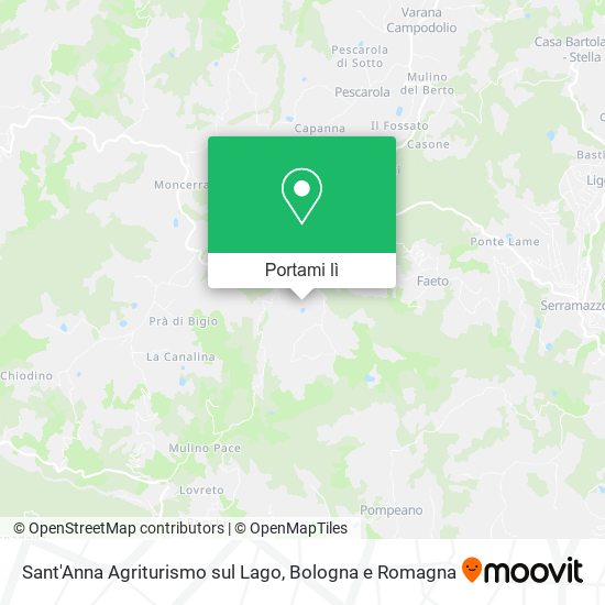 Mappa Sant'Anna Agriturismo sul Lago