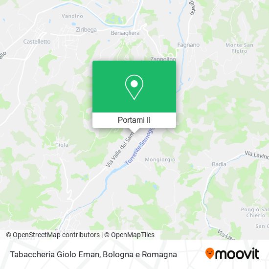 Mappa Tabaccheria Giolo Eman