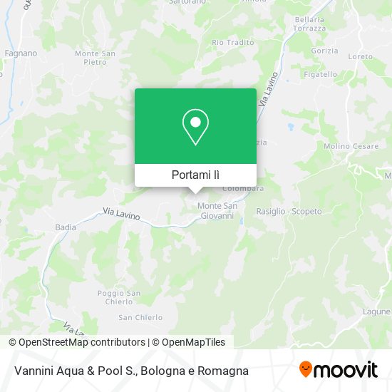 Mappa Vannini Aqua & Pool S.
