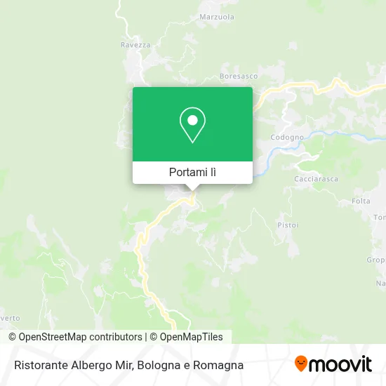 Mappa Ristorante Albergo Mir