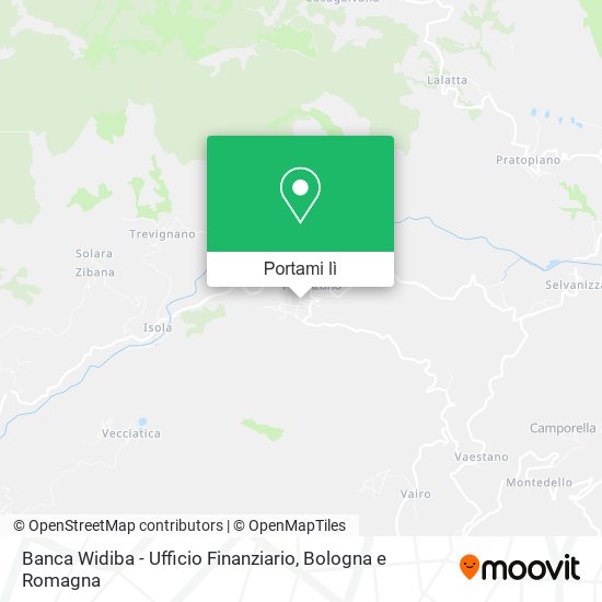 Mappa Banca Widiba - Ufficio Finanziario