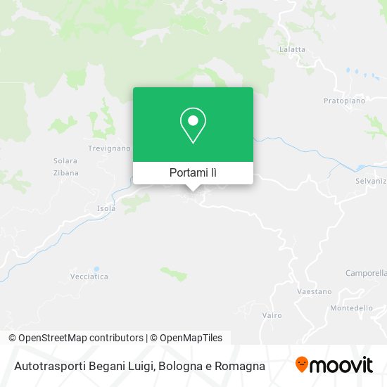 Mappa Autotrasporti Begani Luigi