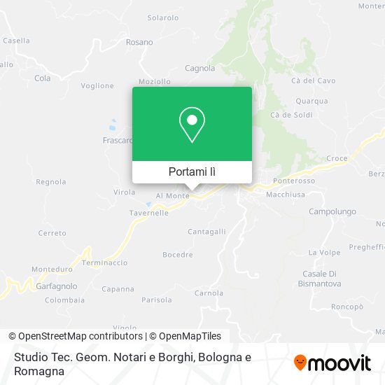 Mappa Studio Tec. Geom. Notari e Borghi
