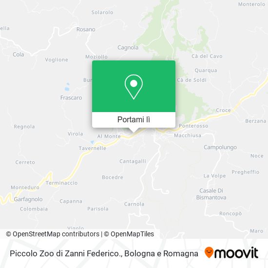 Mappa Piccolo Zoo di Zanni Federico.