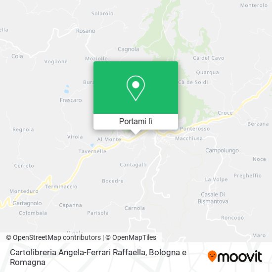 Mappa Cartolibreria Angela-Ferrari Raffaella