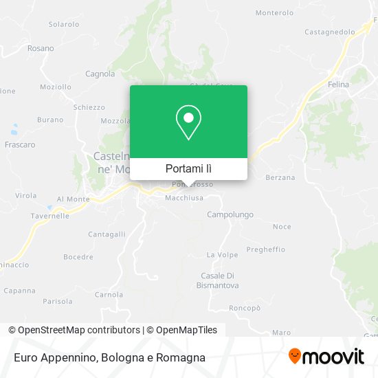 Mappa Euro Appennino
