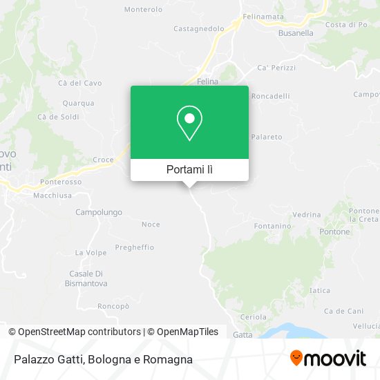 Mappa Palazzo Gatti