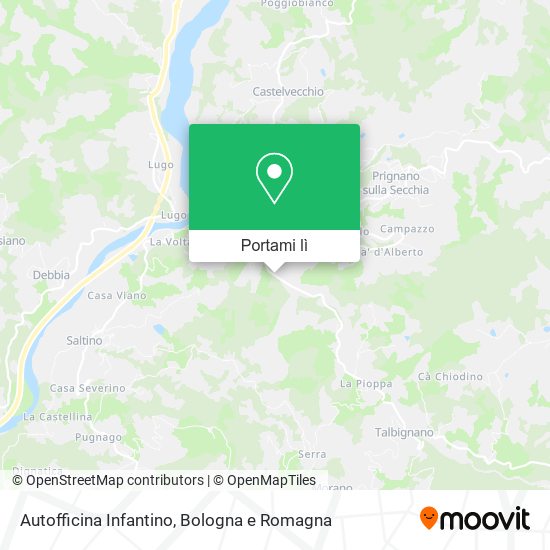 Mappa Autofficina Infantino