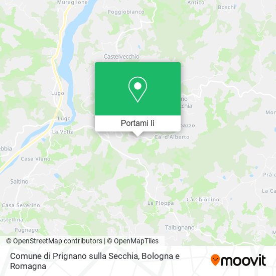 Mappa Comune di Prignano sulla Secchia