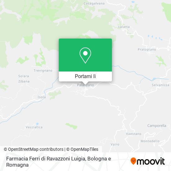 Mappa Farmacia Ferri di Ravazzoni Luigia