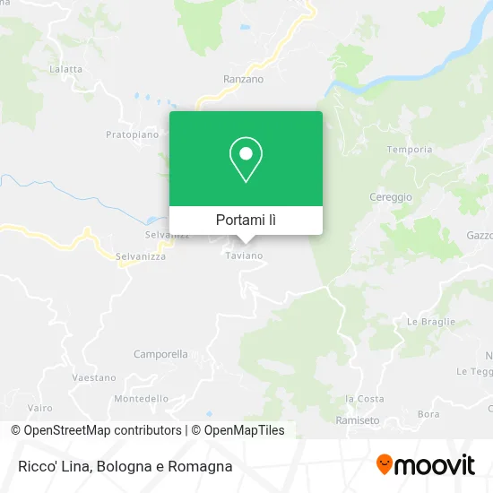 Mappa Ricco' Lina