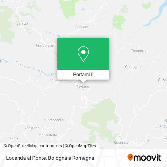 Mappa Locanda al Ponte