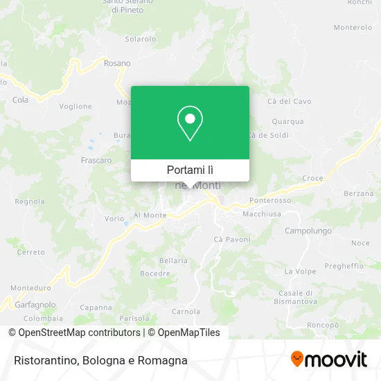 Mappa Ristorantino