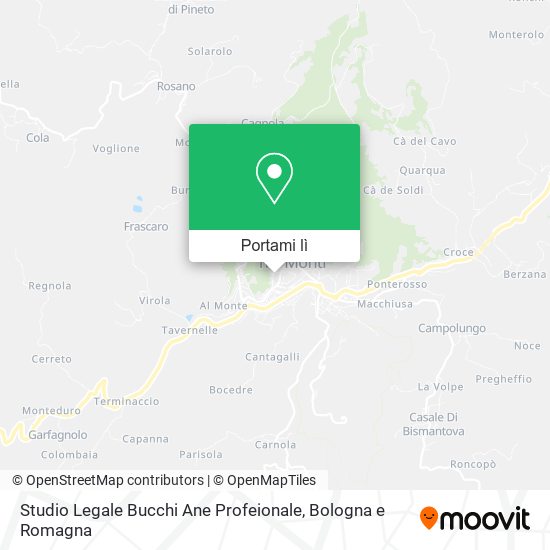 Mappa Studio Legale Bucchi Ane Profeionale