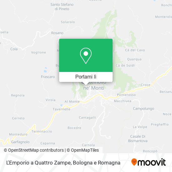 Mappa L'Emporio a Quattro Zampe