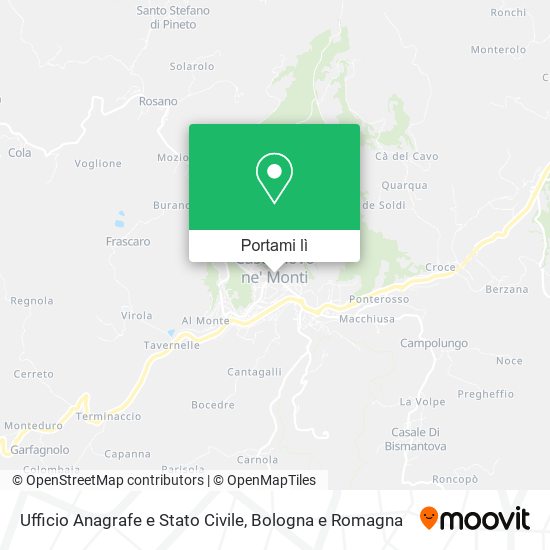 Mappa Ufficio Anagrafe e Stato Civile