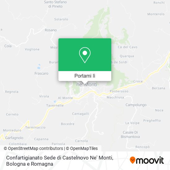 Mappa Confartigianato Sede di Castelnovo Ne' Monti