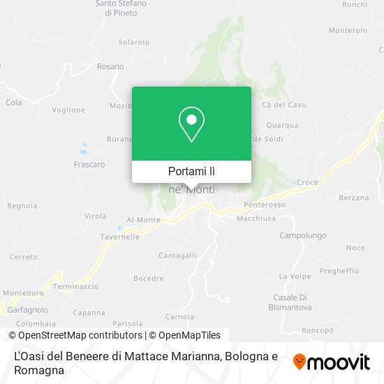 Mappa L'Oasi del Beneere di Mattace Marianna