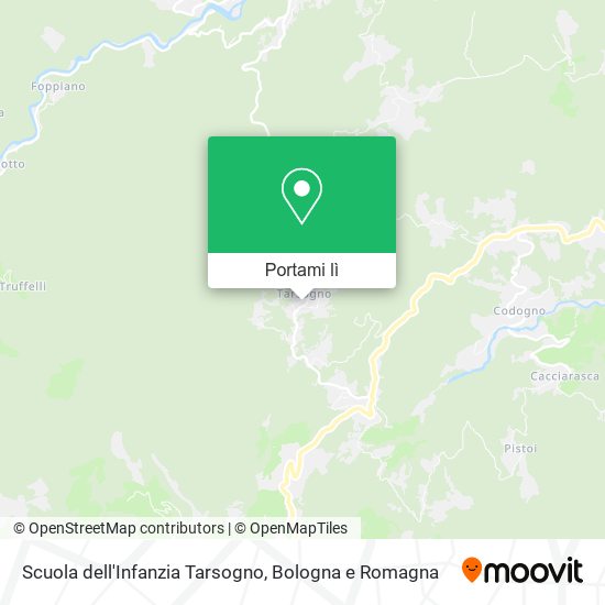 Mappa Scuola dell'Infanzia Tarsogno