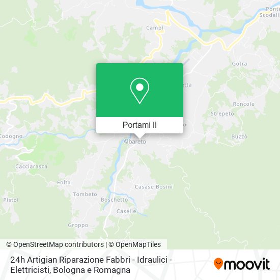 Mappa 24h Artigian Riparazione Fabbri - Idraulici - Elettricisti