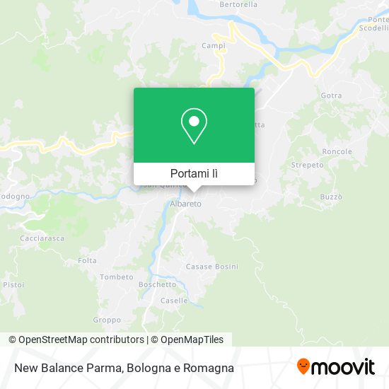 Mappa New Balance Parma