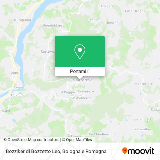 Mappa Bozziker di Bozzetto Leo