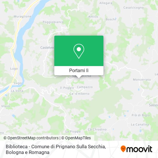 Mappa Biblioteca - Comune di Prignano Sulla Secchia