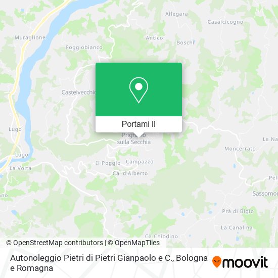 Mappa Autonoleggio Pietri di Pietri Gianpaolo e C.
