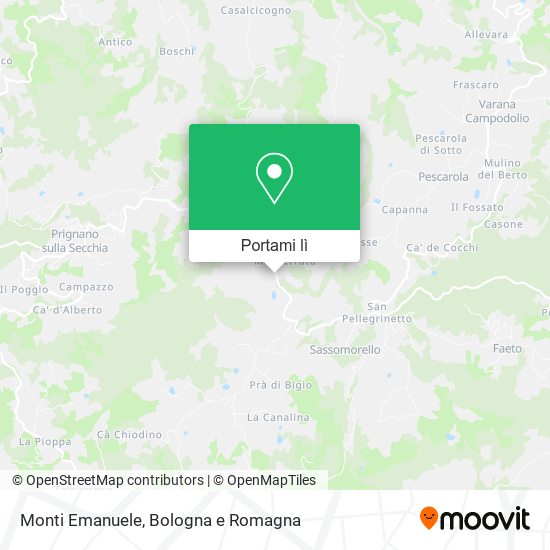 Mappa Monti Emanuele